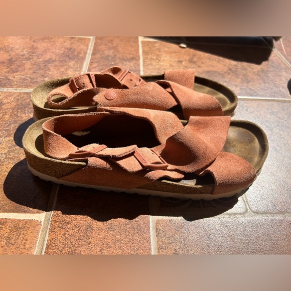 Like new, suede Birkenstock Tulumn - Picture 4 of 4